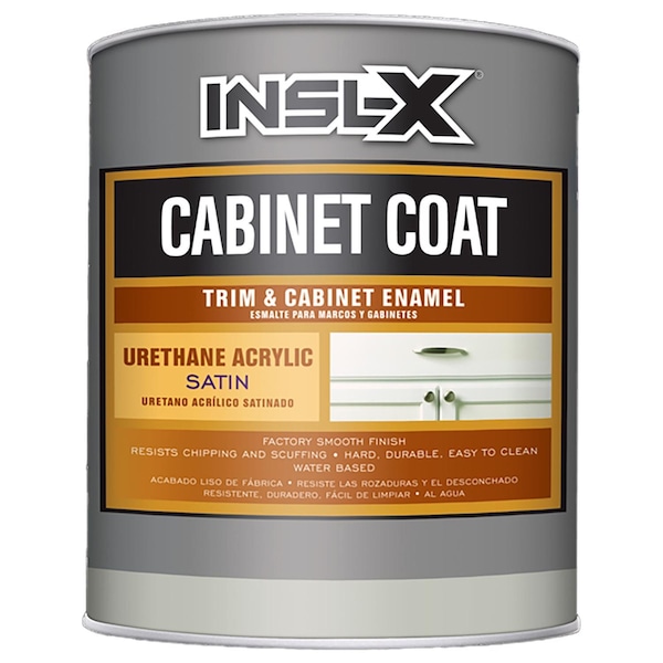 Insl-X By Benjamin Moore Insl-X Cabinet Coat Satin Base 1 Trim & Cabinet Enamel Interior 1 gal CC651B099-01 - main